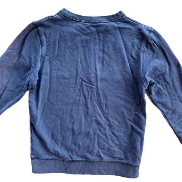 H&M  Boys Navy Blue Good Vibes Crewneck Sweatshirt Size 10-12 - Picture 5 of 6